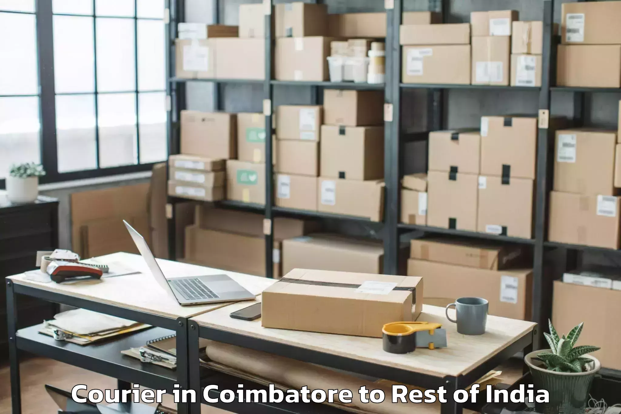 Reliable Coimbatore to Jharol Courier